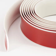 Profilo di transizione in vinile, impermeabile, autoadesivo, 5 cm largo, striscia di pavimentazione per pavimenti in vinile, striscia di copertura non perforata, guaina di serratura da applicare con colla, 3 m