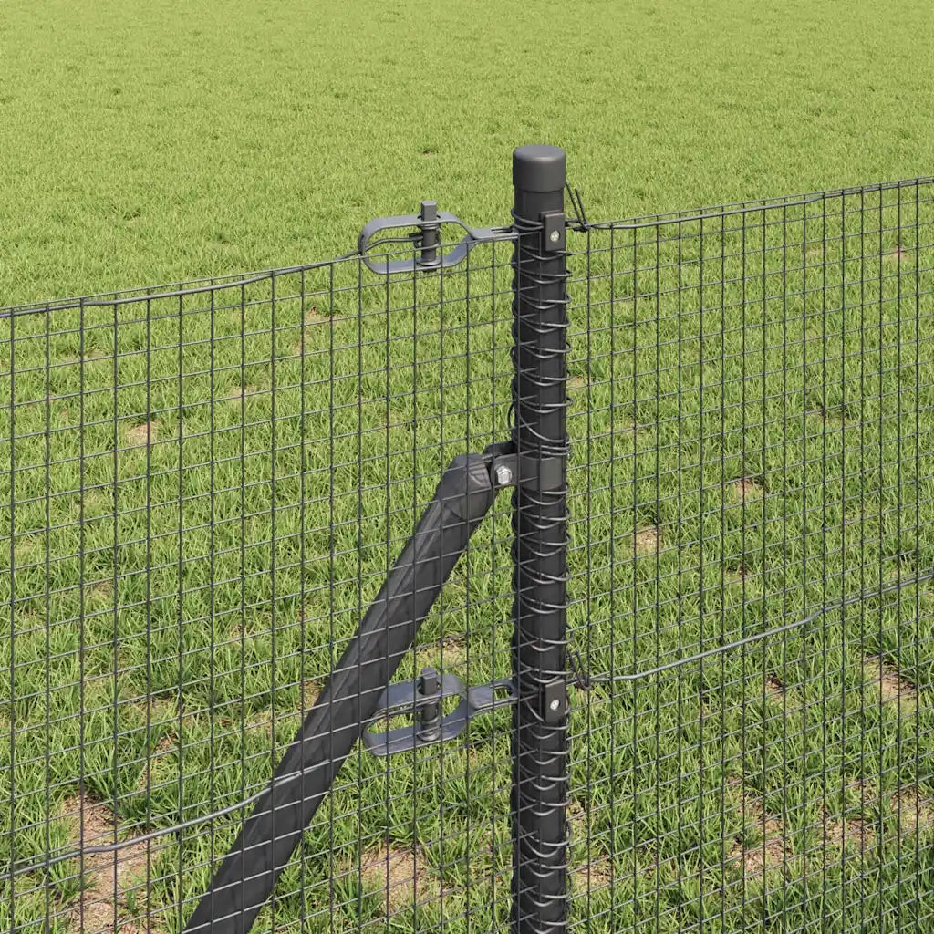 Palo della recinzione Grigio 100 x 0,5 m (reticolo 16 x 16 mm)
