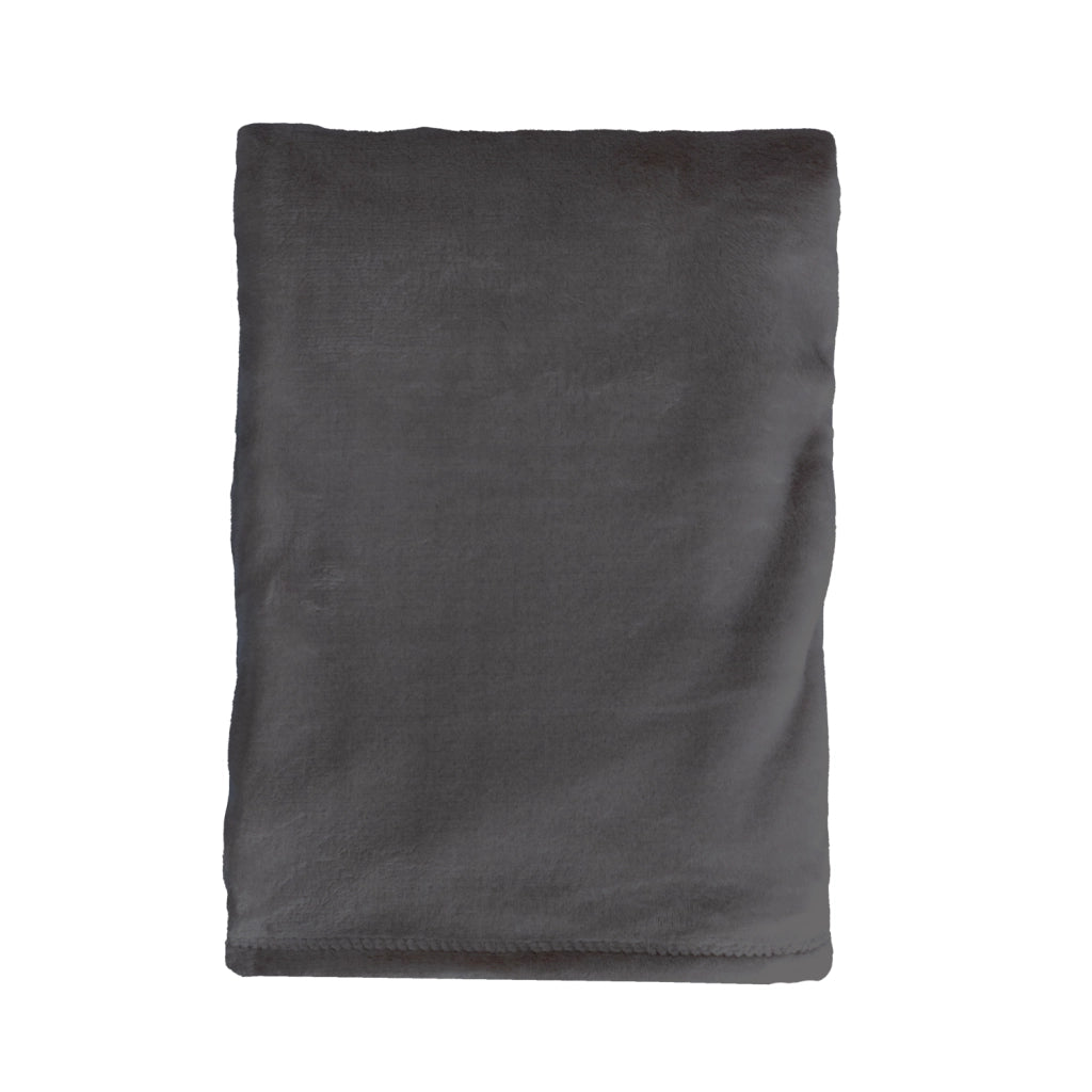 Plaid nera 130 x 170 cm FLANBERG
