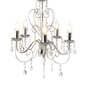 Lampada Da Soffitto Ebt008-5cp Chrome