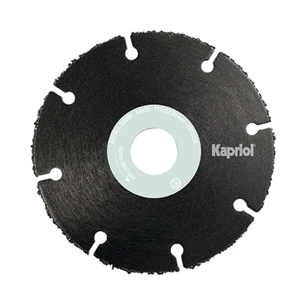 DISCO MULTIUSO EXPERT SMERIGLIATRICE PER LEGNO PVC CARTONGESSO Ø230cm KAPRIOL 54837