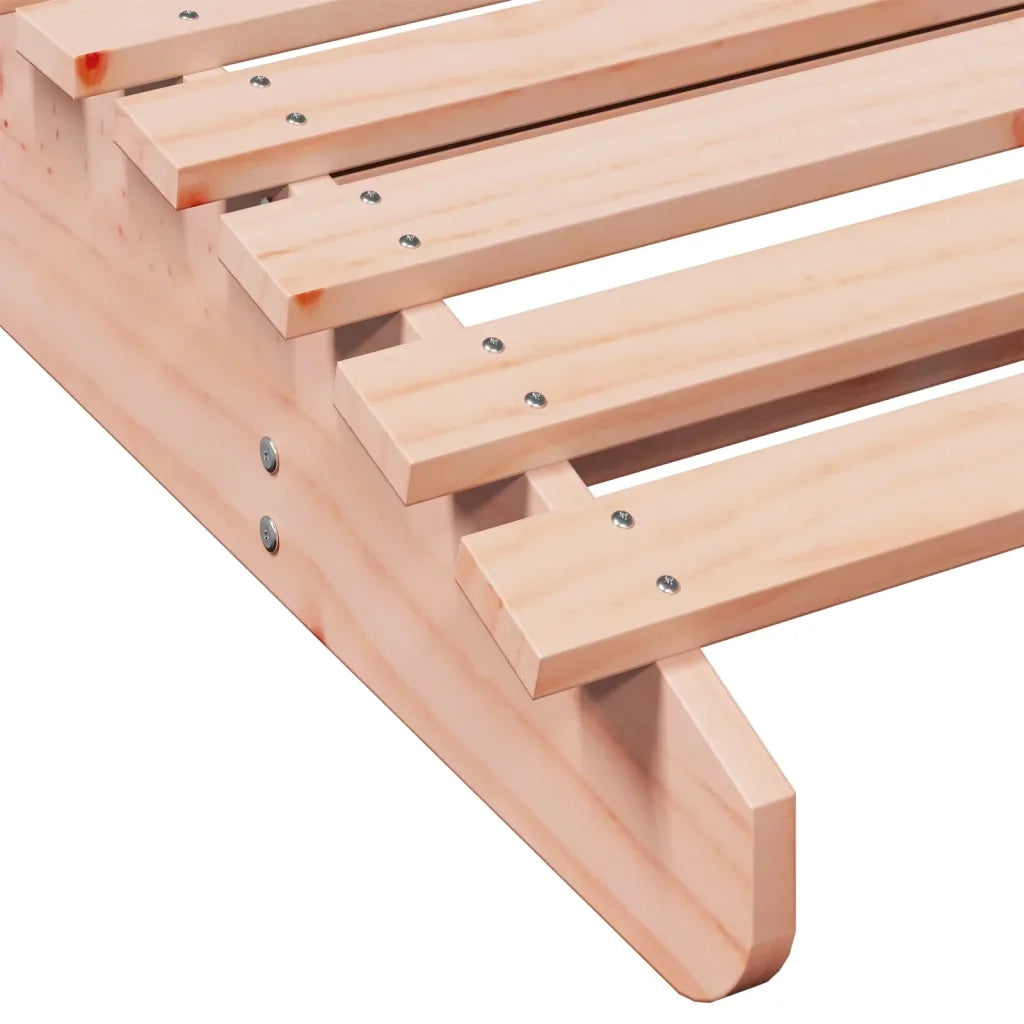 Lettino Prendisole 205x60x31,5 cm in Legno Massello di Douglas 832578