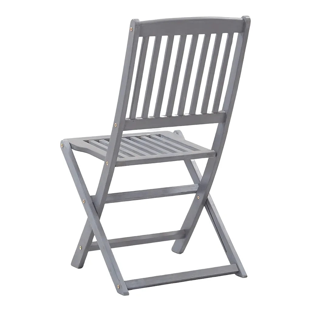 Sedie da Giardino Pieghevoli 8 pz in Legno Massello di Acacia 3078289