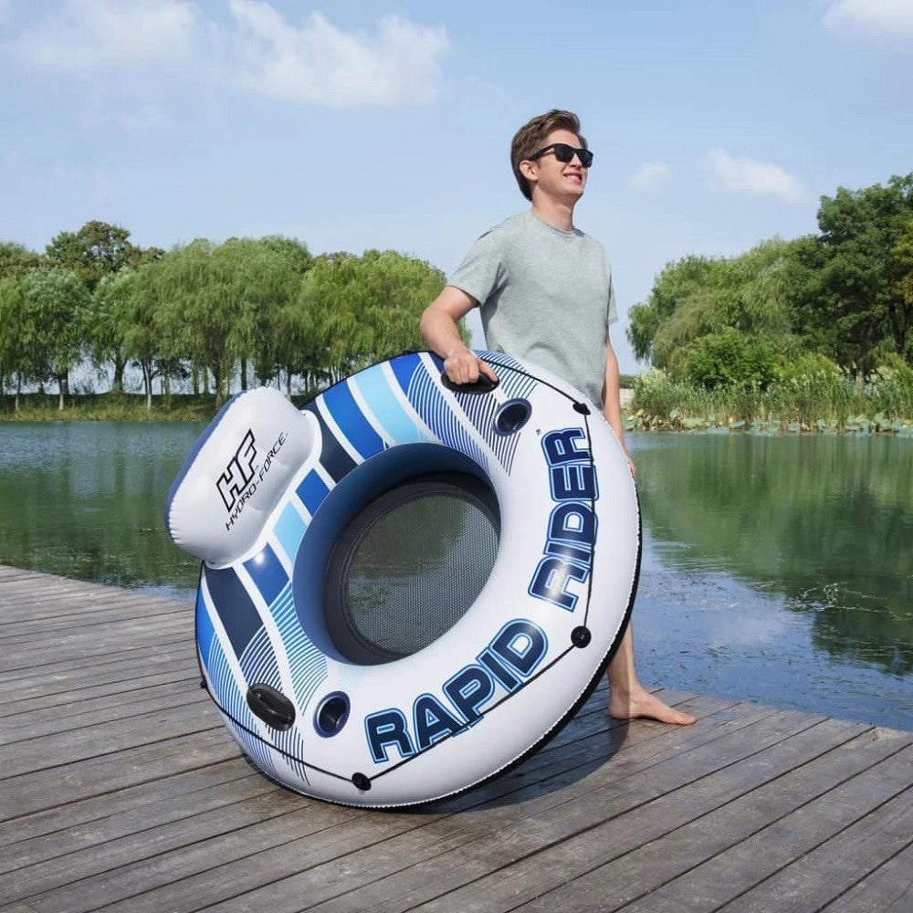 Trade Shop - Poltrona Galleggiante Singola Rapid Rider Mare Hydro Force Ciambella 135cm 43116 -