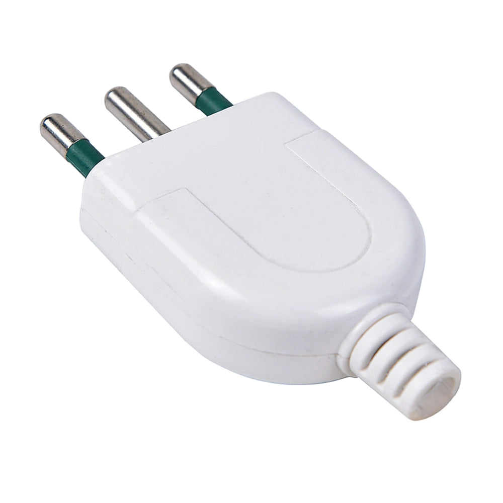 SPINA ELETTRICA BIPOLARE S17 16A 2P+T ASSIALE BIANCA PER USO INTERNO - PRESA SICURA E AFFIDABILE IDEALE PER IMPIANTI DOMESTICI E INDUSTRIALI