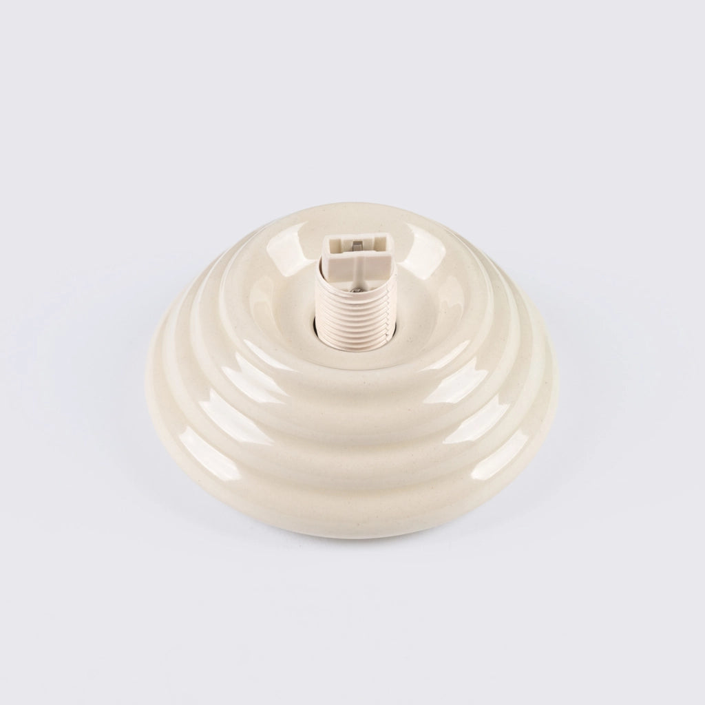 Plafoniera bagno ALBANO Pure Lume beige vetro opale G9