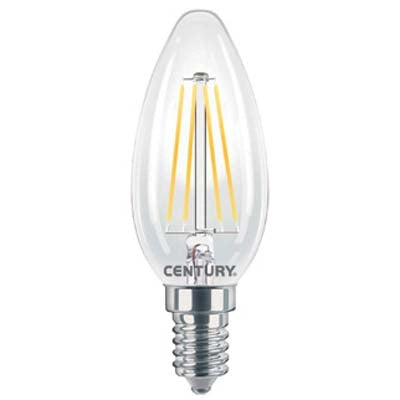 LAMPADA WIRE LED OLIVA INCANTO CENTURY - CALDA VOLT 230 WATT 4 LUMEN 470 E14- 5 pezzi