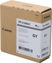 Canon PFI-2100 GY cartuccia d'inchiostro 1 pz Originale Grigio