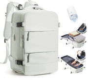 Borsa a vuoto per viaggio con sistema di compressione per donne, borsa a vuoto con airbag per viaggi aerei con pompa impermeabile per uomini