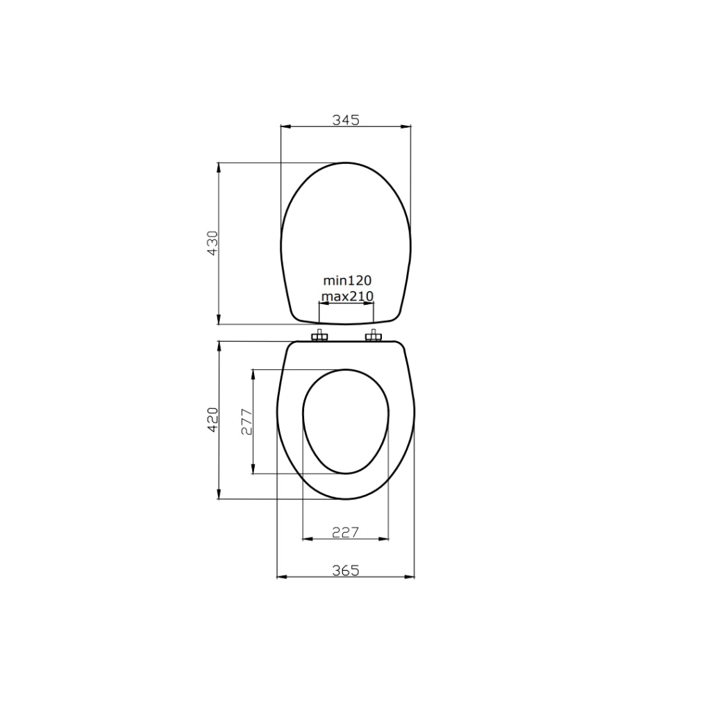 Sedile tavoletta wc colibrì 2 bianco