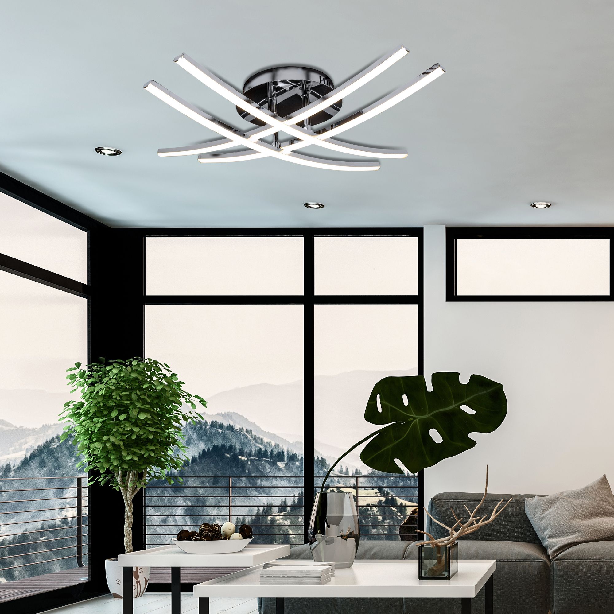 Lampa Da Soffitto Plafoniere Led Moderno App398-c