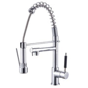 RUBINETTO MISCELATORE MONOCOMANDO PER LAVELLO CON DOCCETTA ESTRAIBILE SERIE ALBIREO 3/8 V