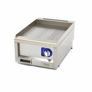 Piastra Grado Commerciale - Scanalato - Unità Singola - Profondità 60cm - Elettrico