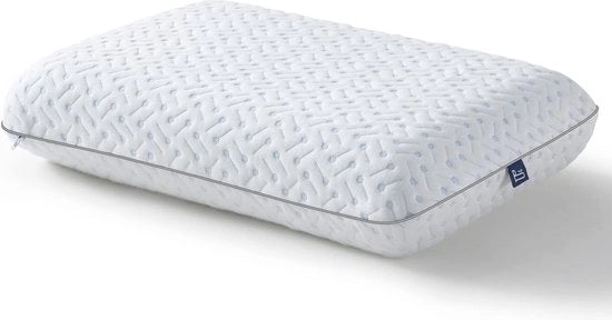 Cuscino principale in schiuma a gel, cuscino, cuscino per collo con diverse durezze, cuscino ergonomico per tutte le posizioni di sonno, copertura lavabile, 40 x 60 x 13 cm