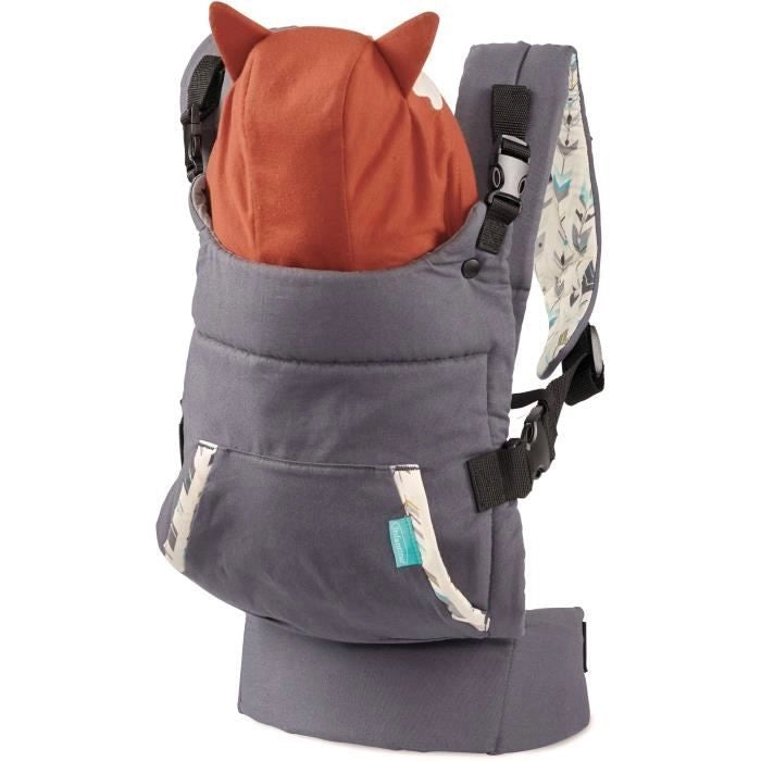 INFANTINO Cuddle Up Fox Marsupio - 2 modalità: fronte ventrale e dorsale