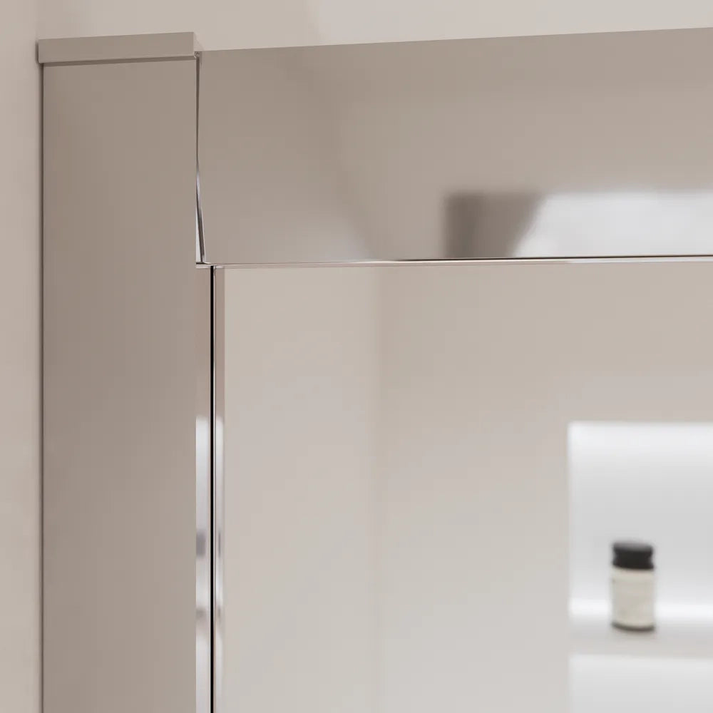 Box doccia 80x80cm semicircolare apertura scorrevole cristallo 6mm trasparente h180 | Java