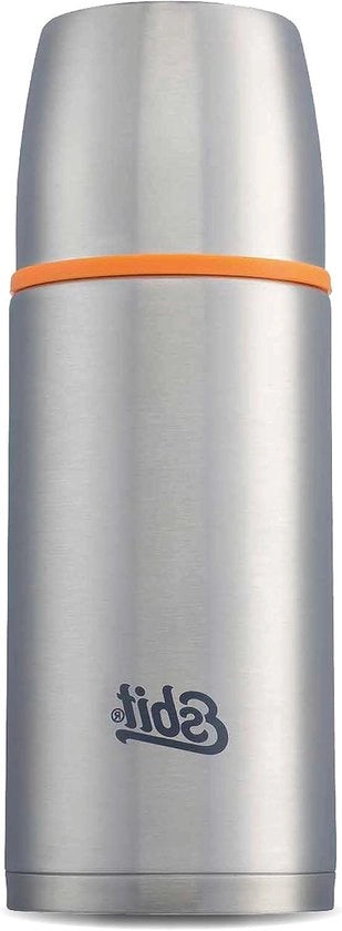 Vacuum flusso - acciaio inossidabile - per bevande calde e fredde - 500 ML - argento