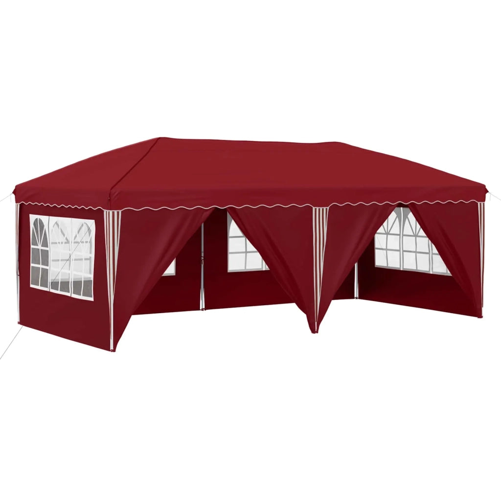 Tenda per feste a pop-up 575 x 288 x 245 cm Borgogna 42019807