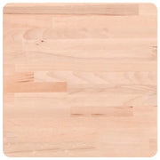 Piano per Tavolo | Superficie Tavolo | Piano Scrivania 40x40x1,5 cm Quadrato Legno Massello di Faggio