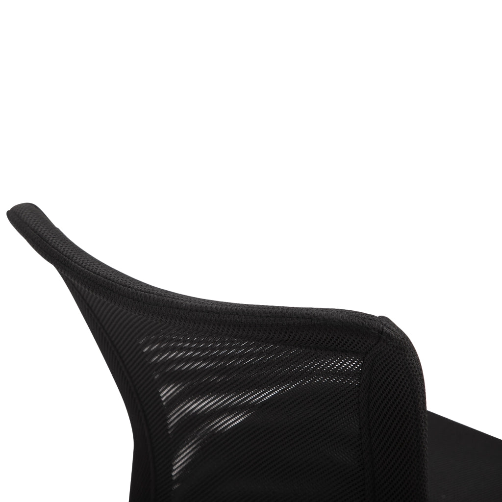 Poltrona da ufficio ergonomica ¨C zephmum ¨C nero, rete, girevole, altezza regolabile
