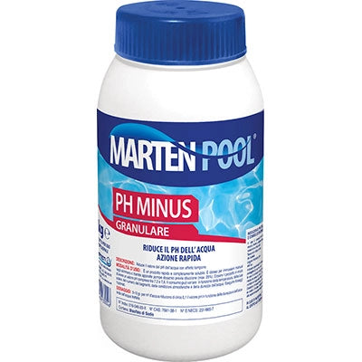 REGOLATORE PH MENO X PISCINA GRANULARE MARTEN - KG  1- 12 pezzi