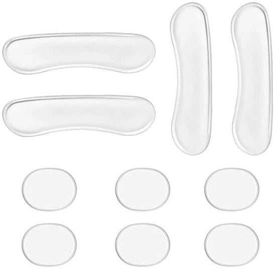 Set di Demper per Tamburi a forma Ovale e a forma Lunga - Pads in Gel di Silice - Demper per Tamburi - Pads Lavabili - Materiale Morbido - Pads per Tamburi