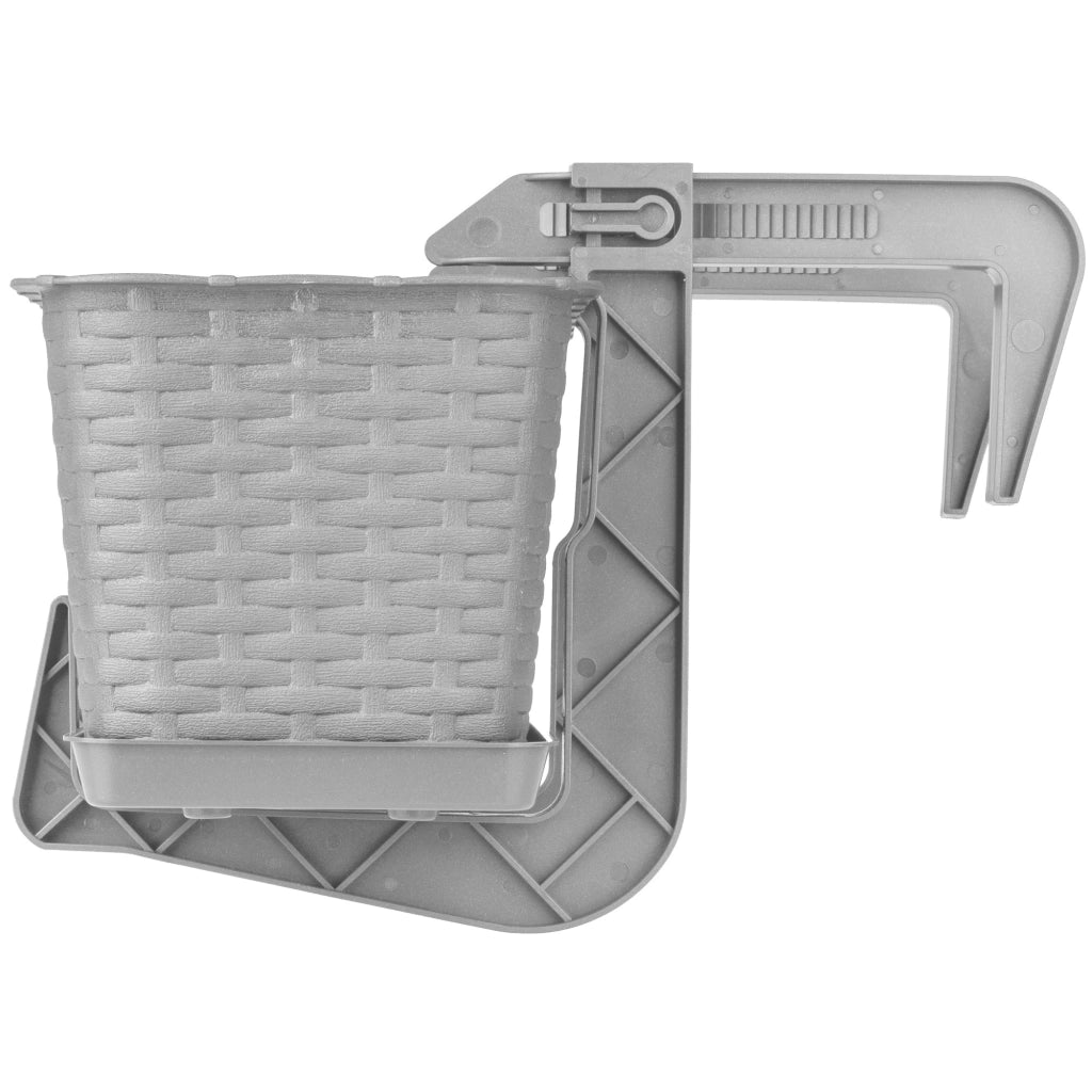 Fioriera da balcone KADAX con supporto, 40 cm + manici
