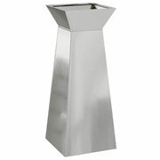 Fioriere | Cassetta per fiori | Vaso a Pilastro Argento 40 x 40 x 100 cm