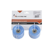 Coppia ruote azzurre 60x45MM PU con cuscinetti ABEC7 per skateboard con