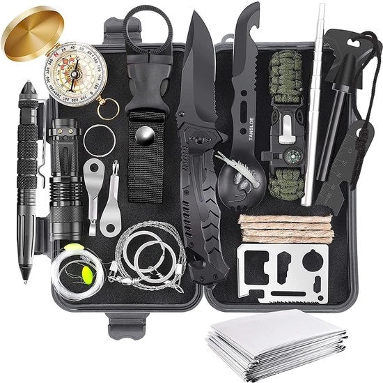 Kit di sopravvivenza - 30-in-1 per campeggio, montagna, caccia, farmacia