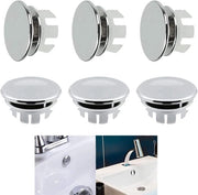6 piastre di copertura per scarico in cromato - set di accessori per l'area di scarico della cucina con copertura in rame.