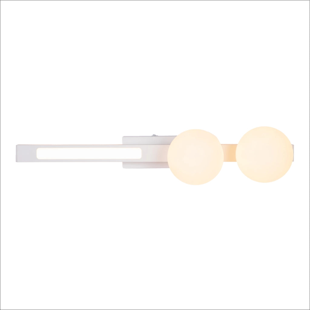 Applique Magnet bianca LED 13W CCT +2xG9 sfere Milagro