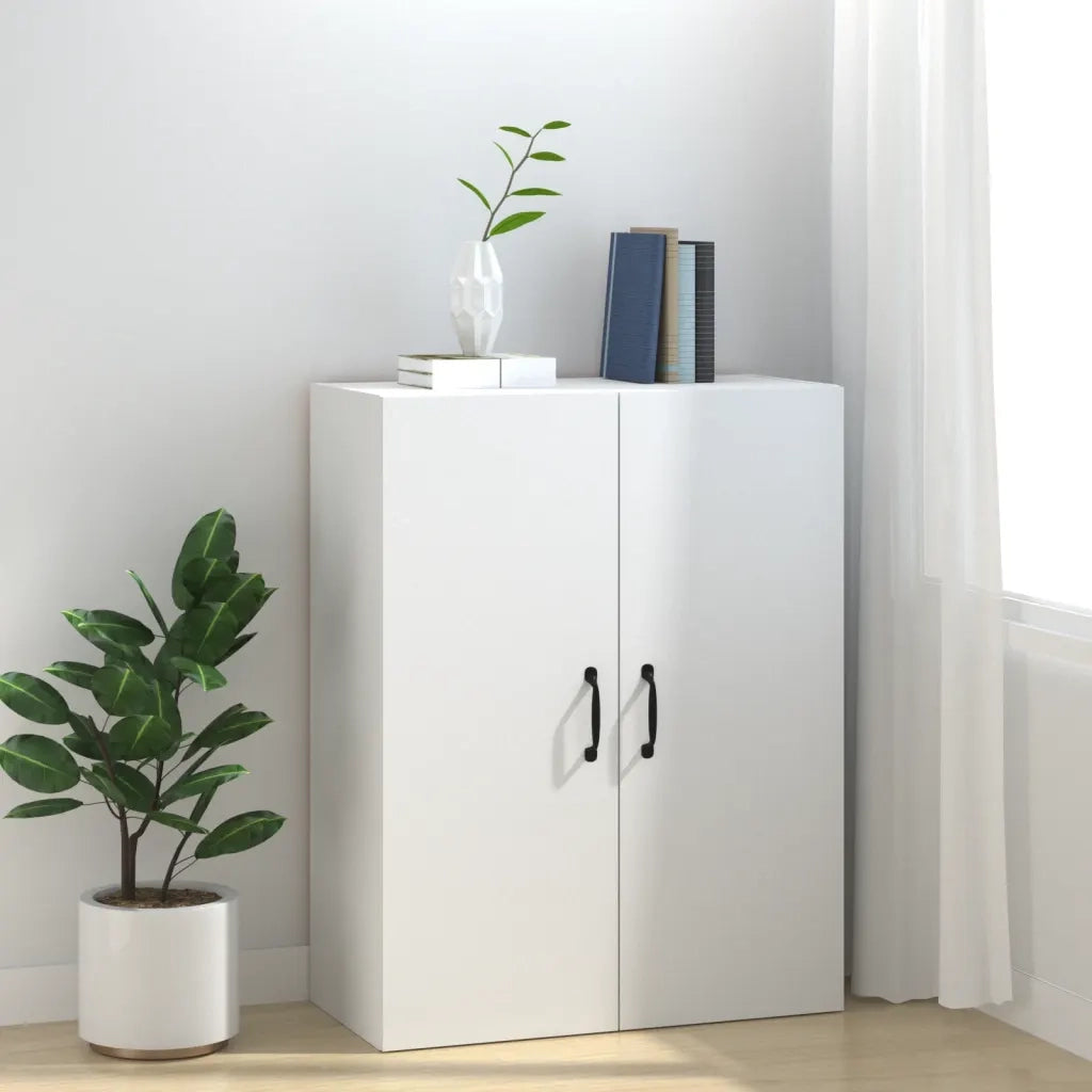 Mobile Pensile Bianco 69,5x34x90 cm in Legno Multistrato 812267