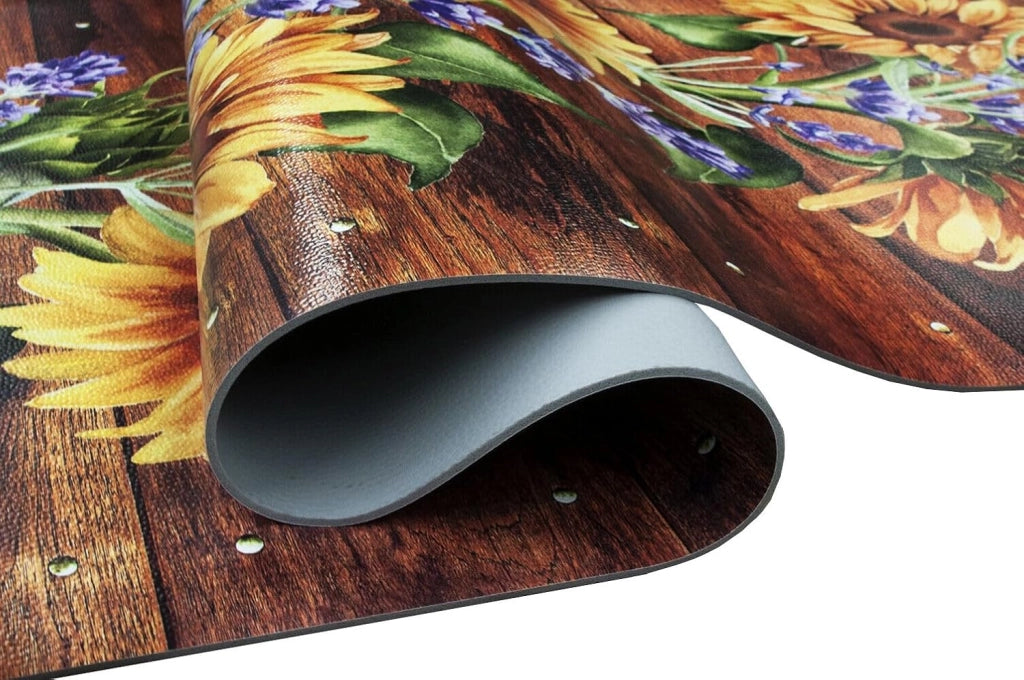 Tappeto Cucina Gomma Pvc 51x210 cm Antimacchia Passatoia Antiscivolo Antisfilo Lavabile Dis_K