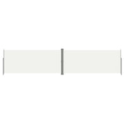 Tenda da sole laterale retrattile/schermo privacy per patio giardino terrazza balcone 220 x 1000 cm crema 02_0007174