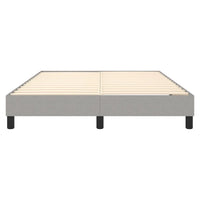 Struttura Letto a Rete a Molle Grigio Chiaro 140x200 cm Tessuto 3120516