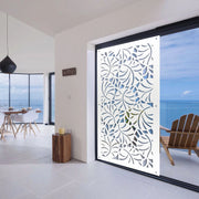 MANGROVIE - Pannello in PVC traforato - Parasole Colore: bianco, Misura: 47x94 cm