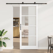 porta scorrevole  con kit di hardware 'ORKDAL'Bianco 93x232 cm