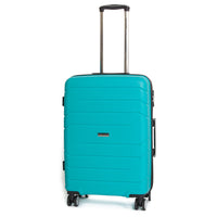 Trolley Valigia Media Rigida in Polipropilene 4 Ruote TSA Ravizzoni Michelangelo Verde Tiffany