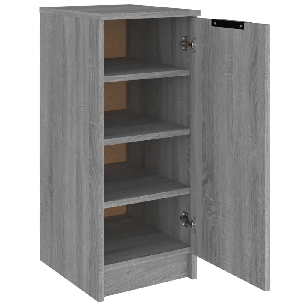 Scarpiera-Scaffale per scarpe Grigio Sonoma 30x35x70 cm in Legno Multistrato