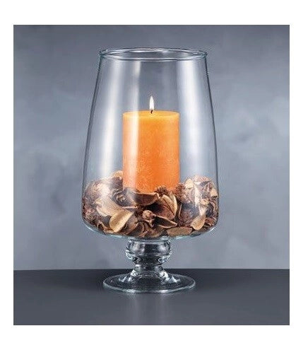 Vaso Decorativo Casa in vetro con portacandela behen 30 cm