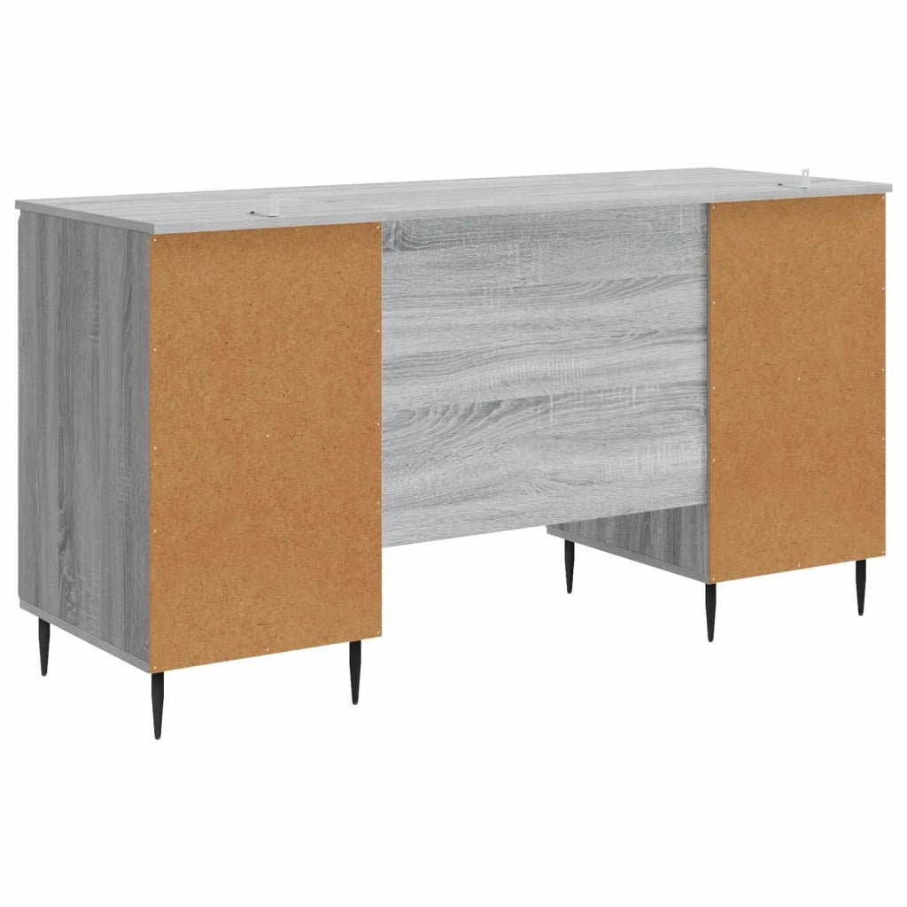 Scrivania Grigio Sonoma 142,5 x 50 x 75 cm Legno ingegnerizzato 3414591