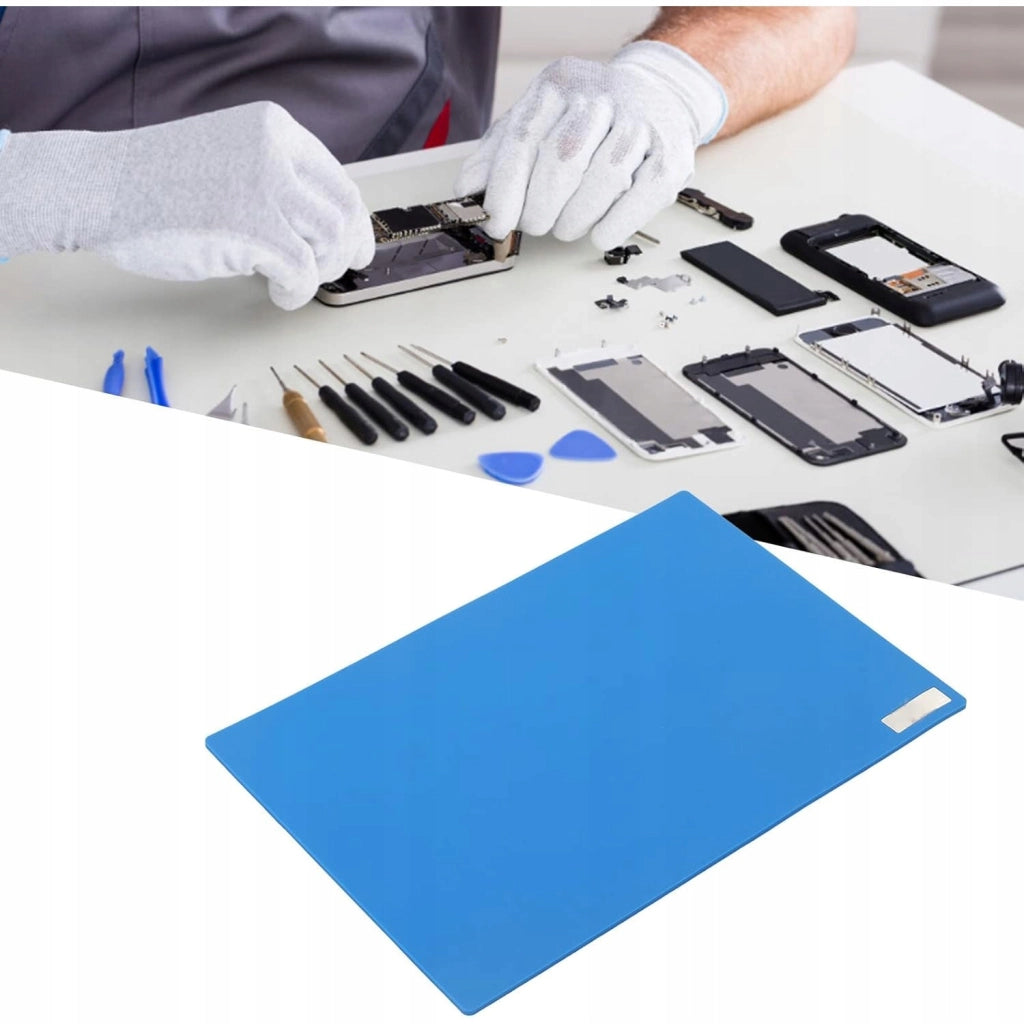 Tappetino in Silicone per Saldatura 500x350mm – Resistente a 500°C, Antistatica | Design Funzionale, Facile da Pulire