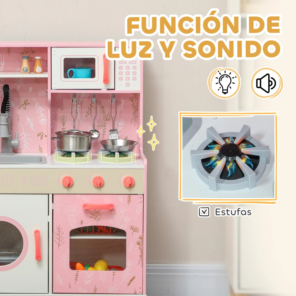 Cucina Giocattolo Bambini ¨C Zephmum ¨C Rosa Legno