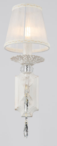 Lampada da parete Elegant in Metallo Grace Bianco con Oro