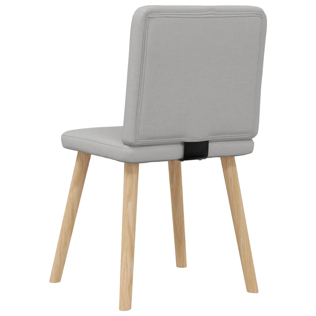 vidaXL Sedie da Pranzo 6 pz Grigio Nuvola in Tessuto