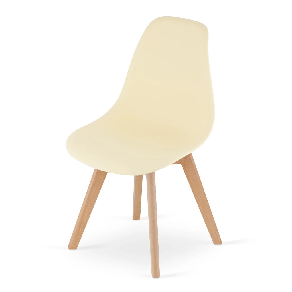 Sedia VALORA KITO - Sedie da pranzo ergonomiche color crema x 3