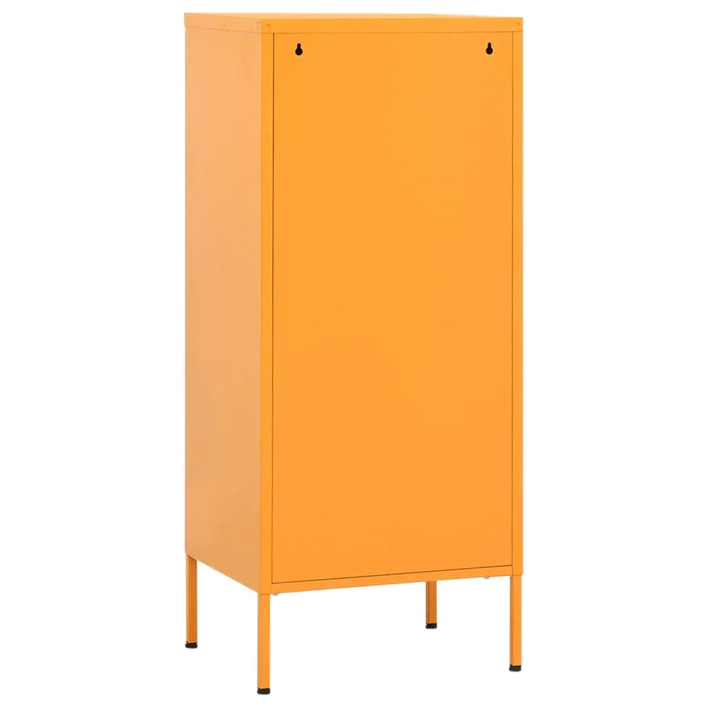 Armadietto Giallo Senape 42,5x35x101,5 cm in Acciaio 336182
