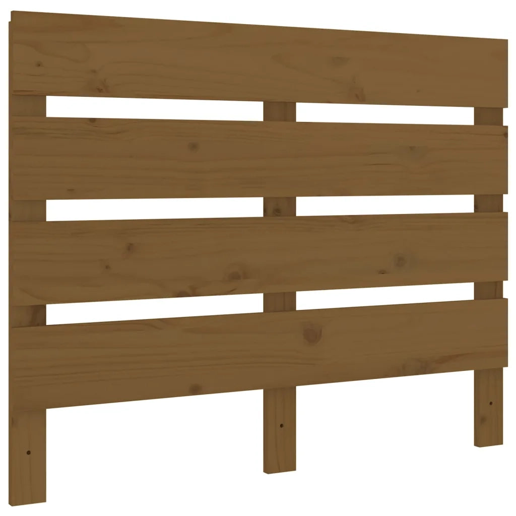 Testiera Marrone Ambra 75x3x80 cm in Legno Massello di Pino