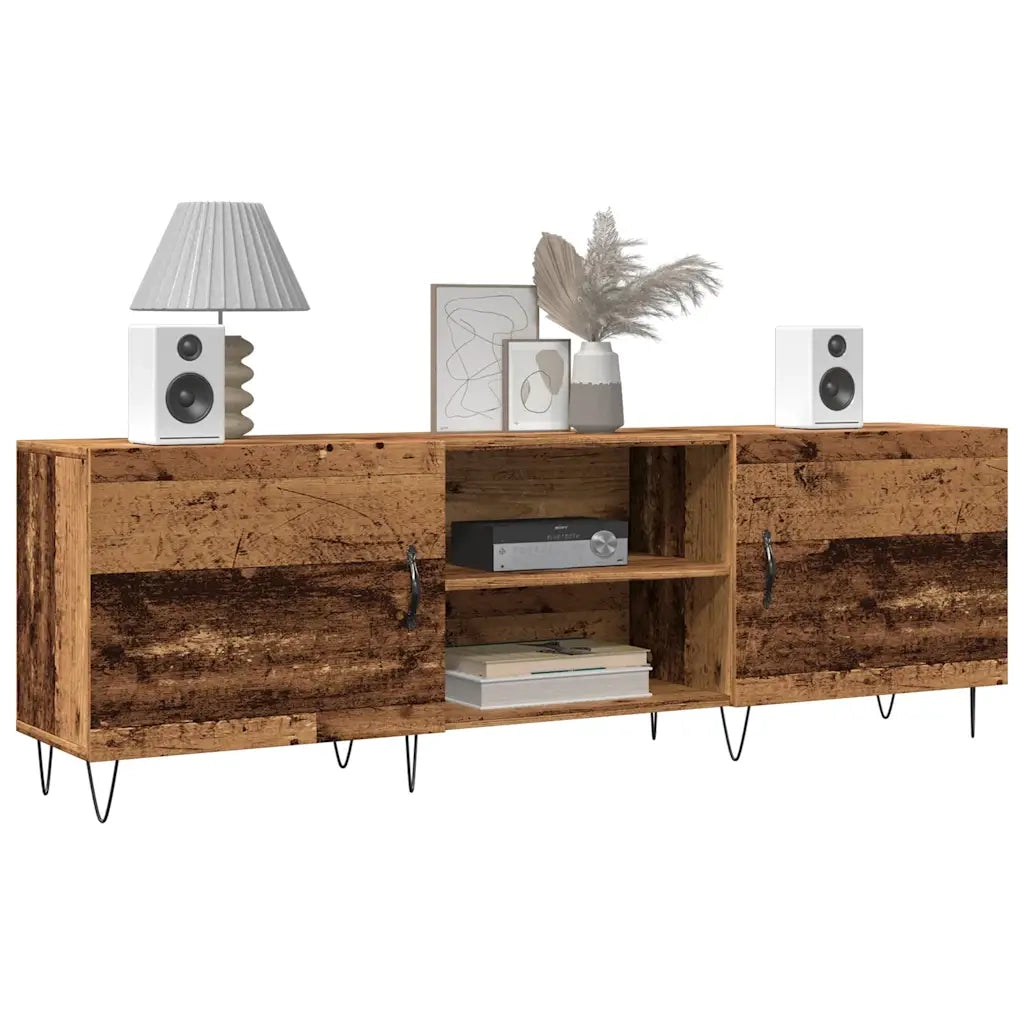 Mobile Porta TV Legno Antico 150x30x50 cm in Truciolato